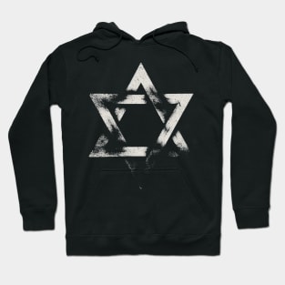 Grungy Star of David Hoodie